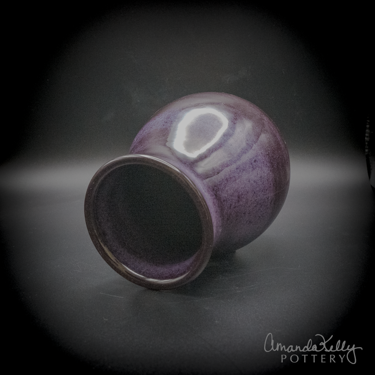 Midnight Violet Stoneware Tumbler — 12oz - Image 4
