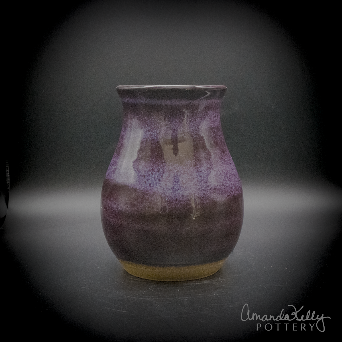 Midnight Violet Stoneware Tumbler — 12oz