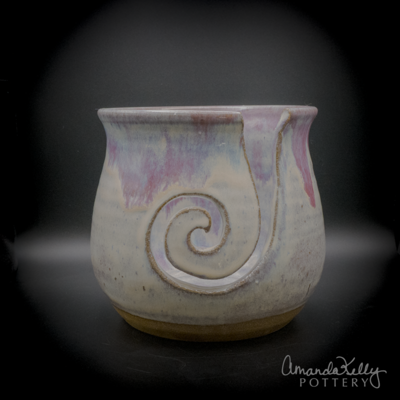 Pink Dreamsicle Yarn Bowl