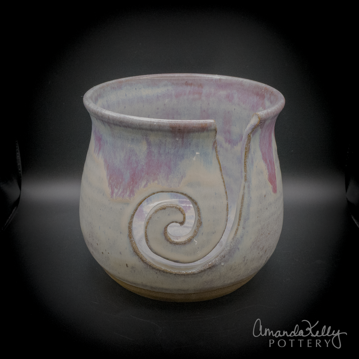 Pink Dreamsicle Yarn Bowl - Image 5