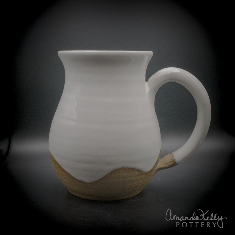 Snow White Tall Belly Mug — 27oz