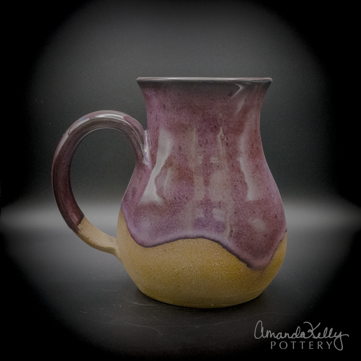 Midnight Violet Tall Belly Wave Mug — 22oz - Image 3