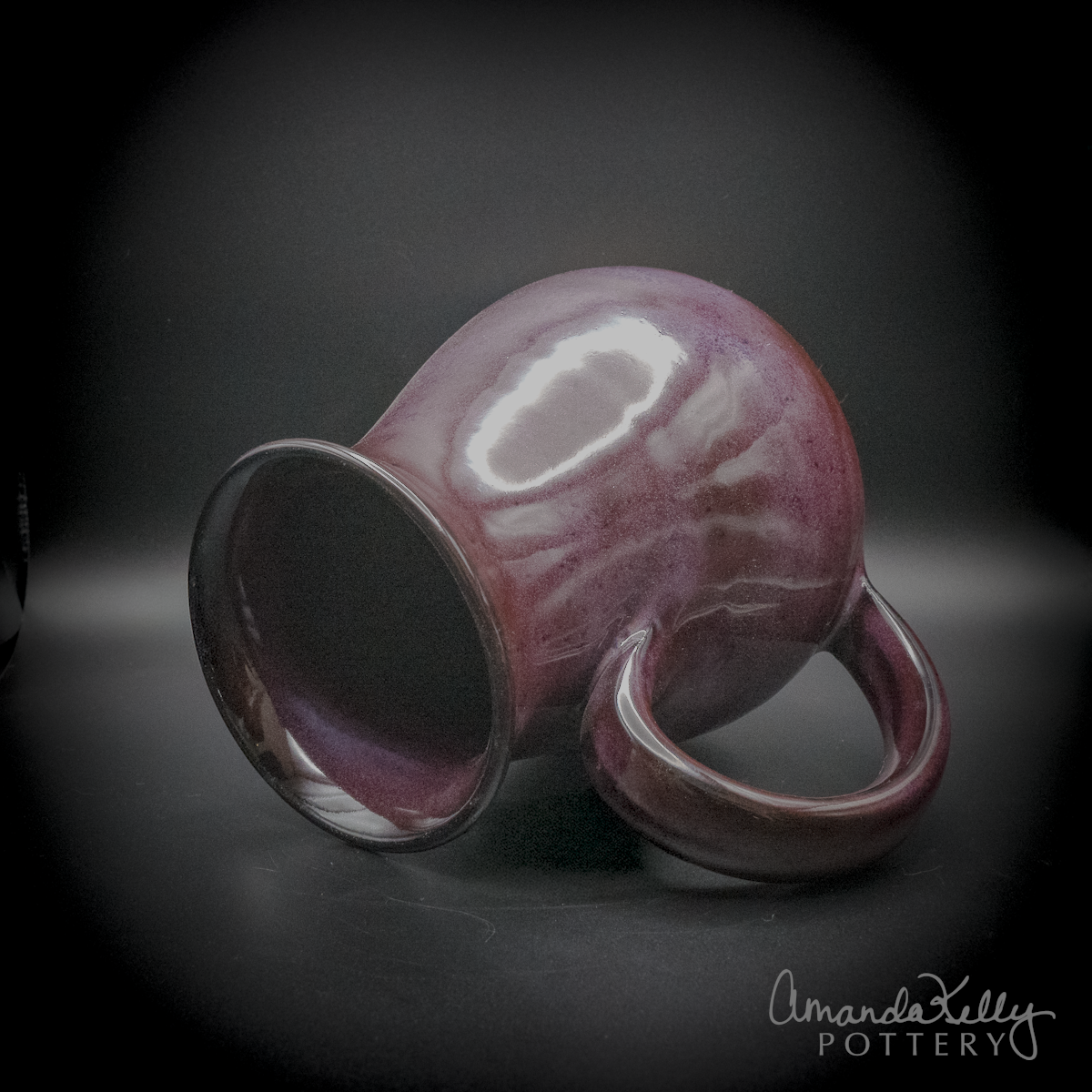 Midnight Violet Tall Belly Mug — 26oz - Image 5
