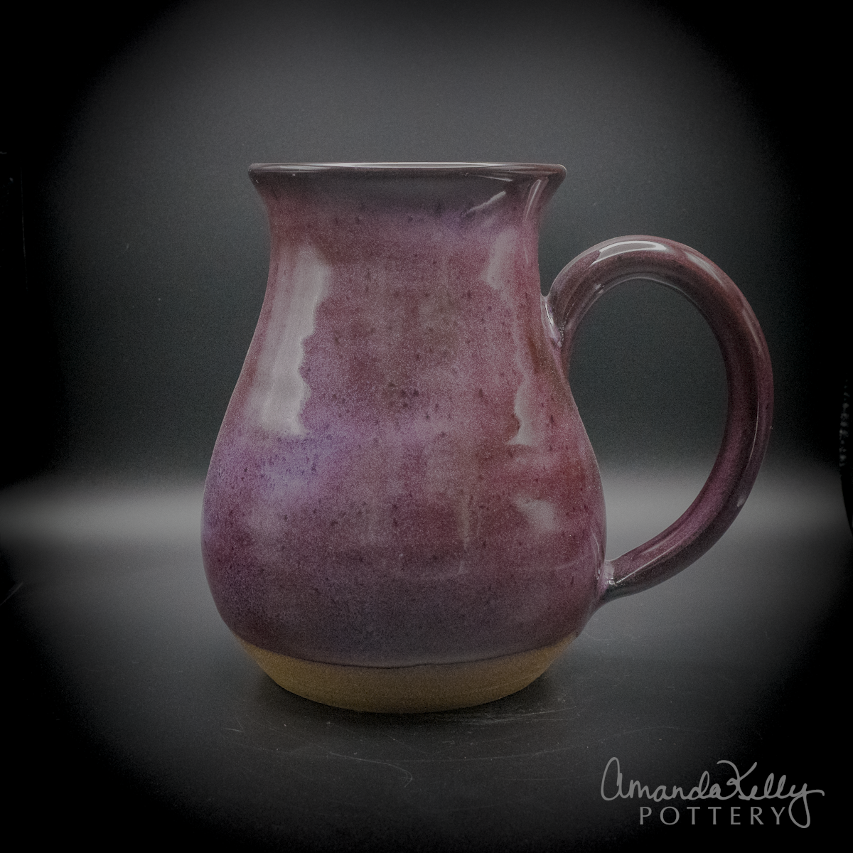 Midnight Violet Tall Belly Mug — 26oz