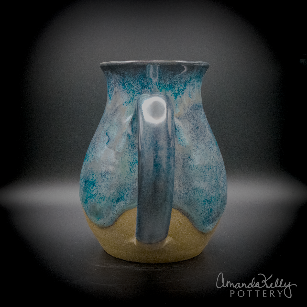 Mystique Wave Tall Belly Mug — 20oz - Image 2