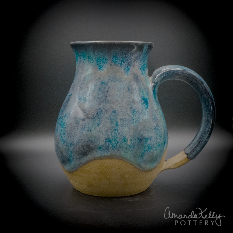 Mystique Wave Tall Belly Mug — 20oz