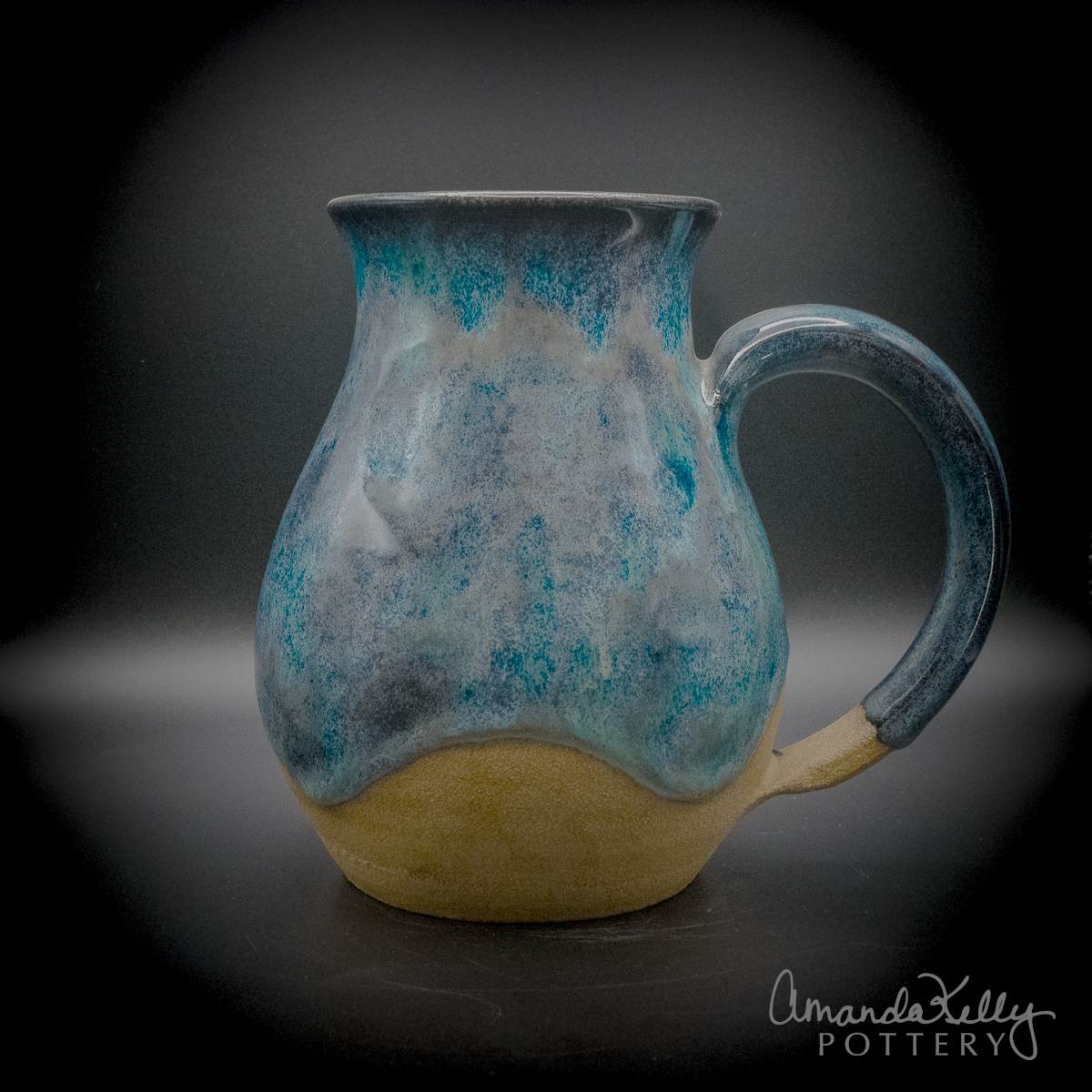 Mystique Wave Tall Belly Mug — 20oz