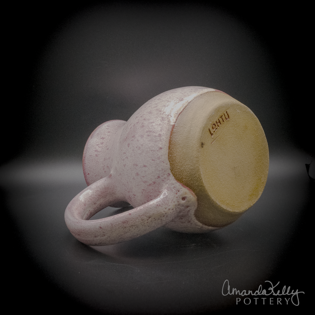 Strawberry Cream Tall Belly Mug — 16oz - Image 6