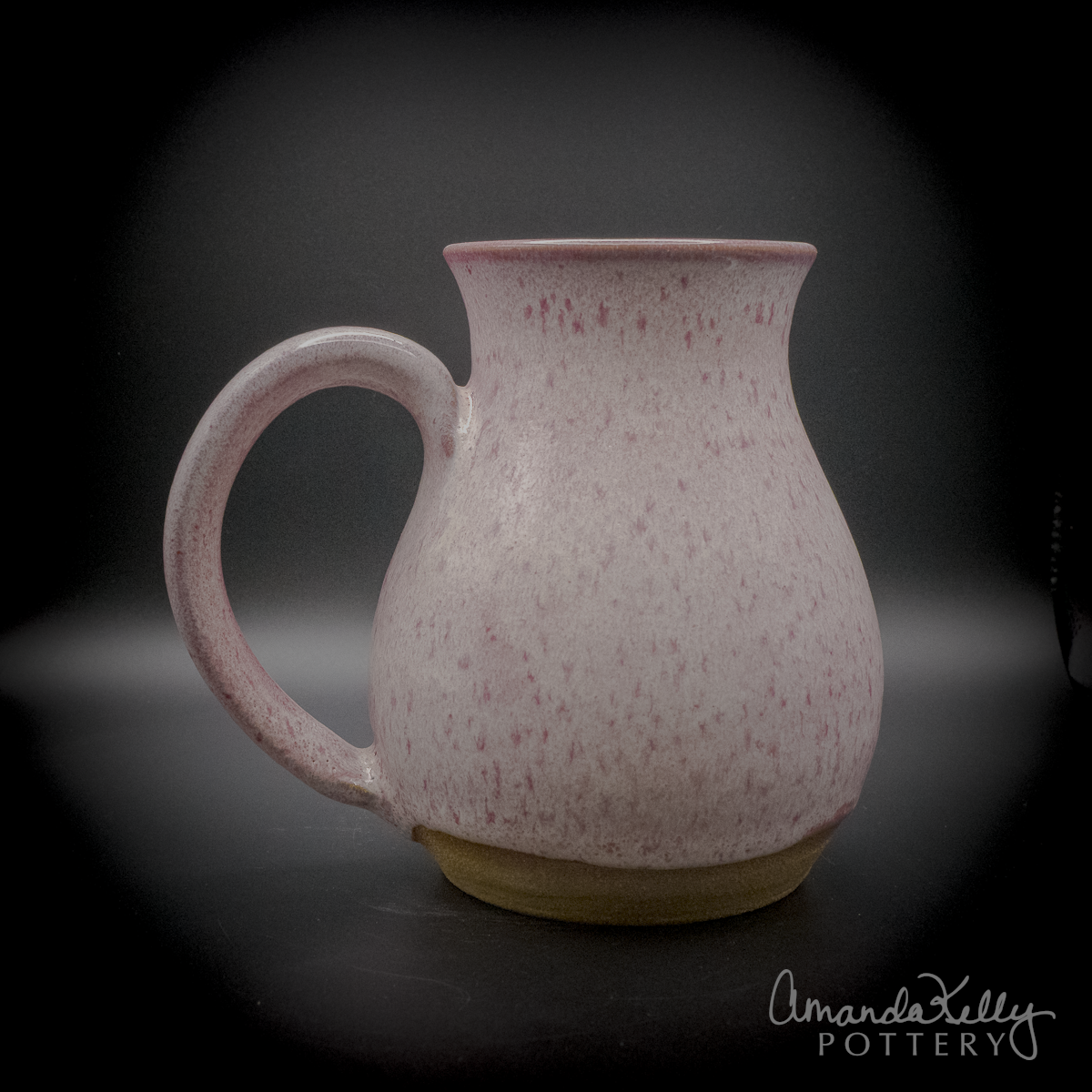 Strawberry Cream Tall Belly Mug — 16oz - Image 2