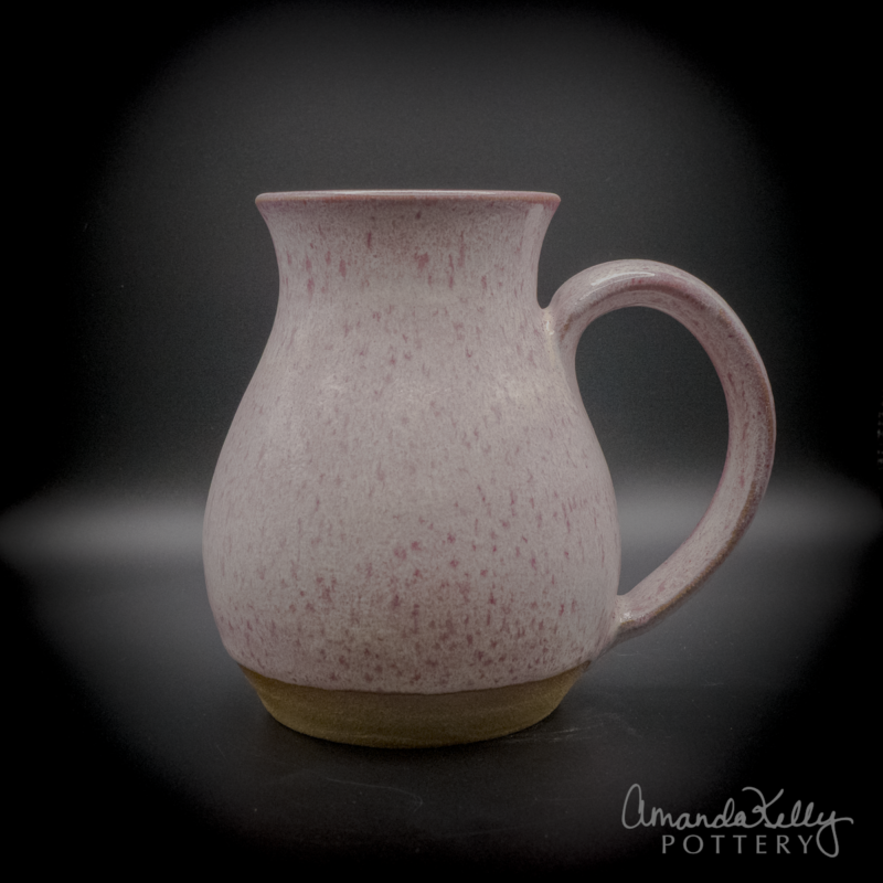 Strawberry Cream Tall Belly Mug — 16oz