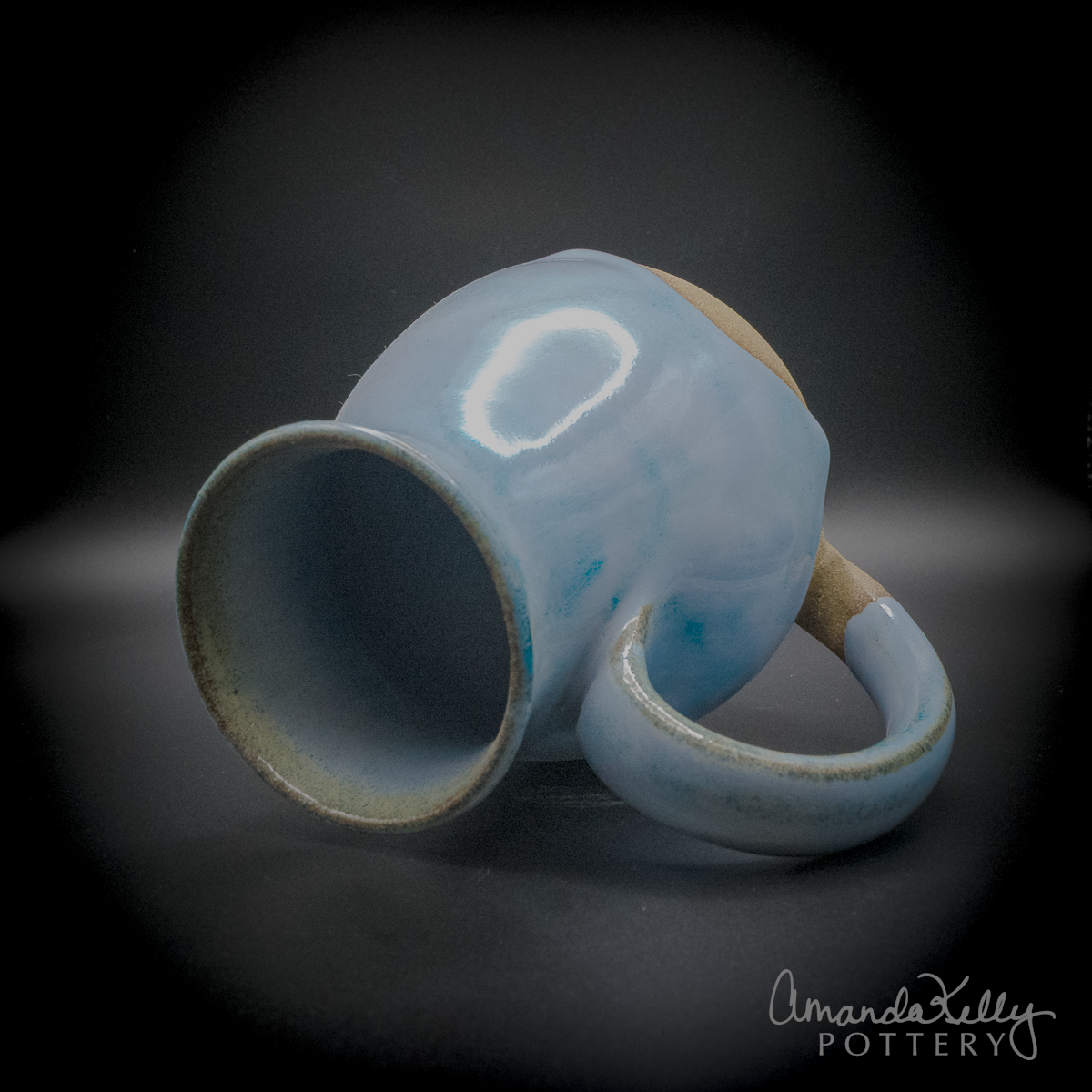 Periwinkle Tall Belly Mug — 14oz - Image 5